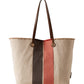 Borsa A Spalla Donna Borbonese Shopping Large in Tessuto Jacquard Flight 910104000378