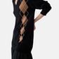 Vestito Corto Donna Liu Jo In Maglia Con Intarsio  WF6232MA16R