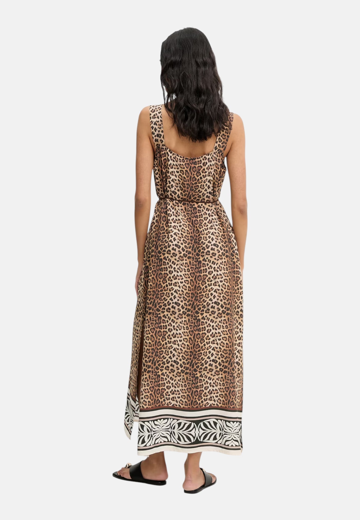 Vestito  Donna Liu Jo Tessuto Navetta Stampa All Over Animalier Eco Line VA6049TS123