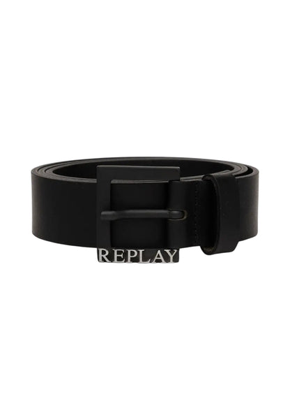 Cintura  Uomo Replay Altezza 3,5 cm Con Fibbia Logata