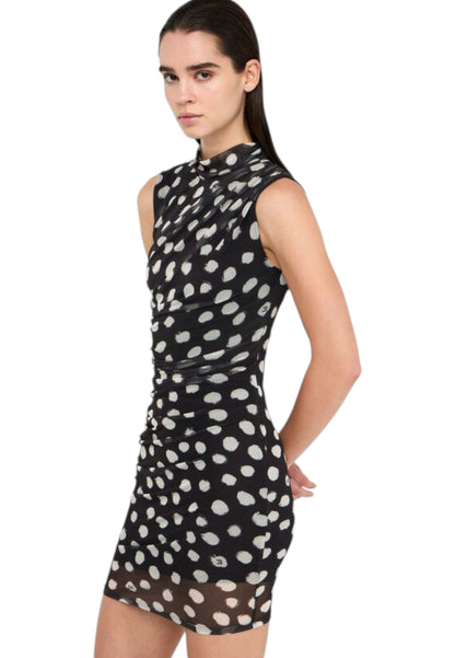Vestito Corto Donna Liu Jo A Pois  UF5268JS007