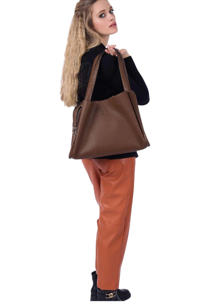 Borsa A Spalla Donna Gattinoni Double Handle Megan BINMK8692WVP