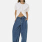 Jeans Wide Leg Donna Glamorous   5537