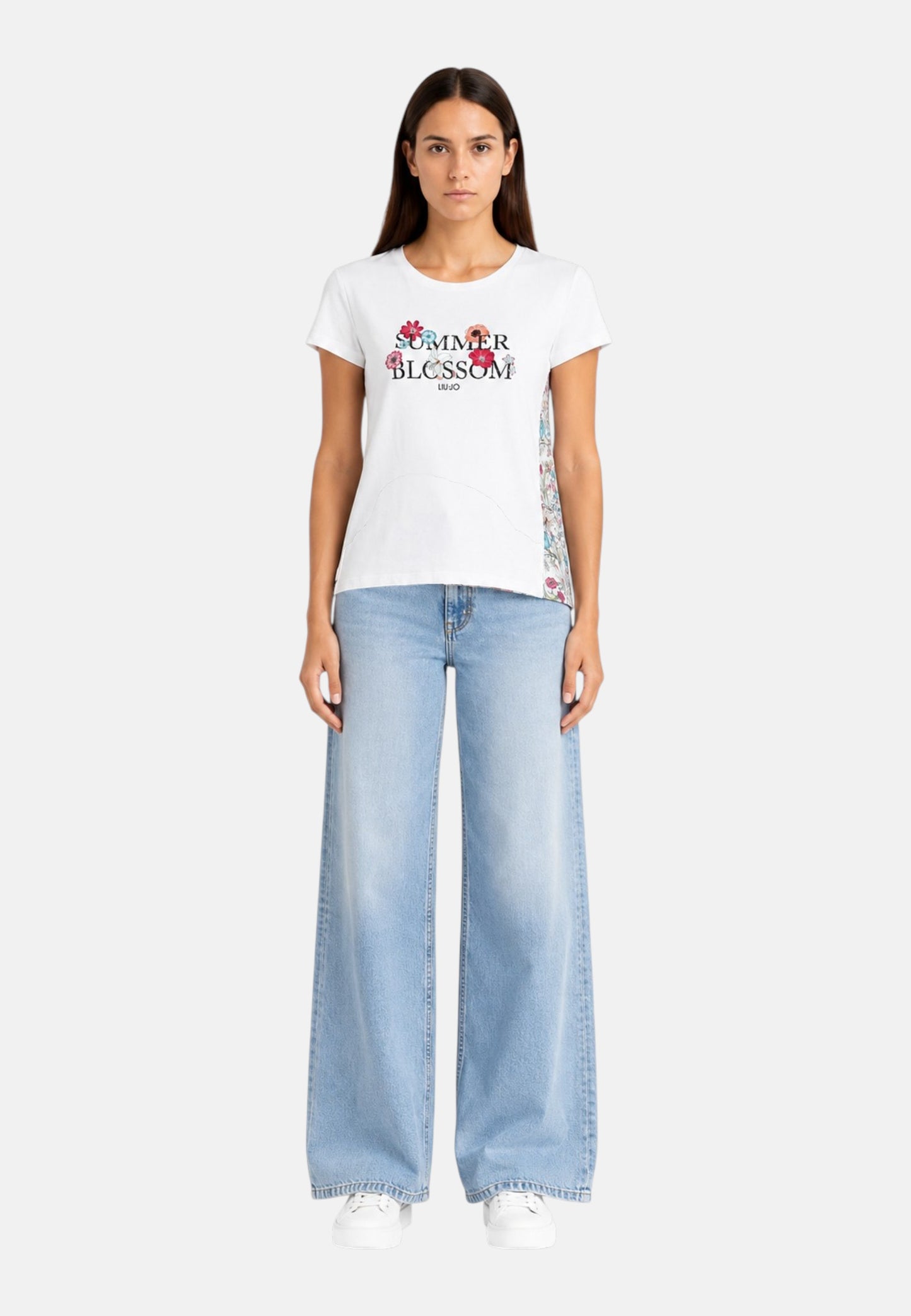 T-Shirt Manica Corta Donna Liu Jo Summer Blossom Eco Line VA6164JS360