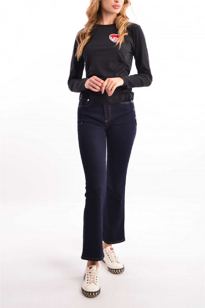 T-Shirt Manica lunga Donna Love Moschino   W4H7680E1951