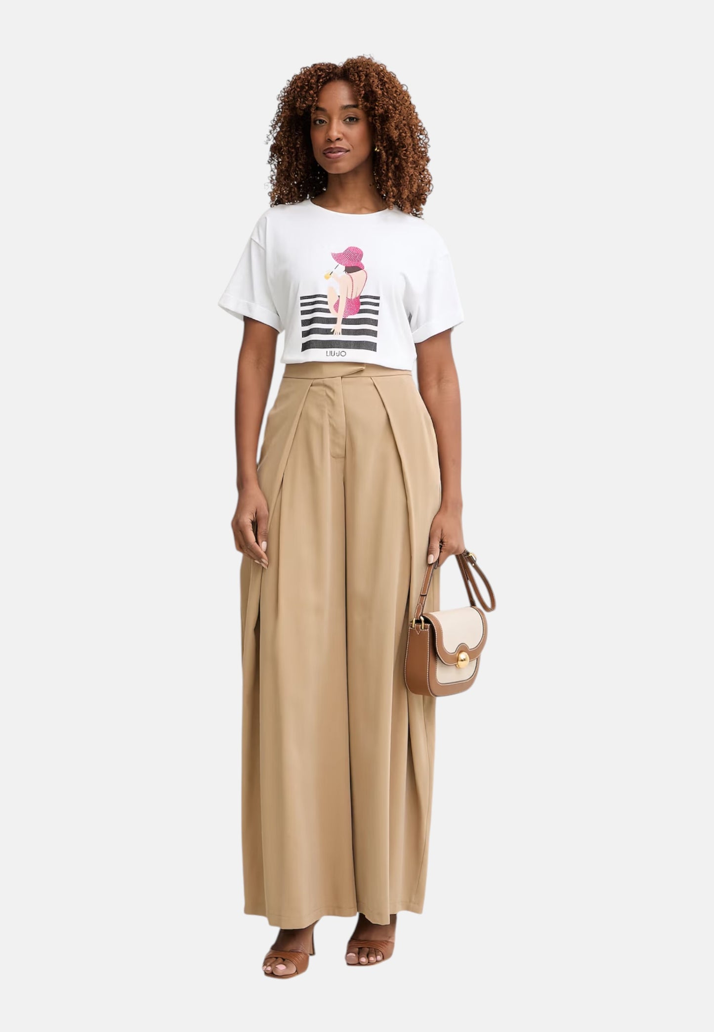 T-Shirt Manica Corta Donna Liu Jo Woman Eco Line VA6170JS003