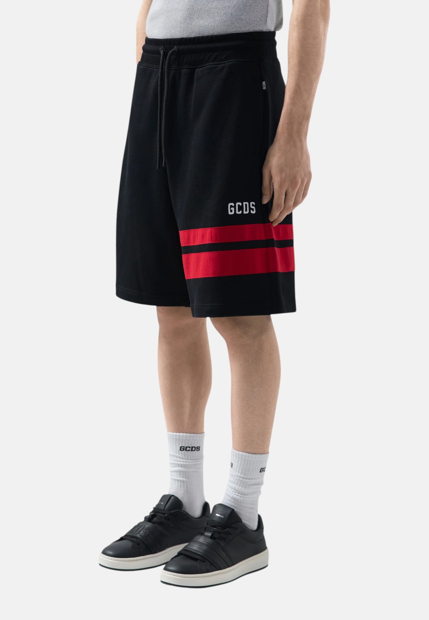 Pantaloncini  Uomo Gcds In Felpa Logo Regular  B1XM3101JI0