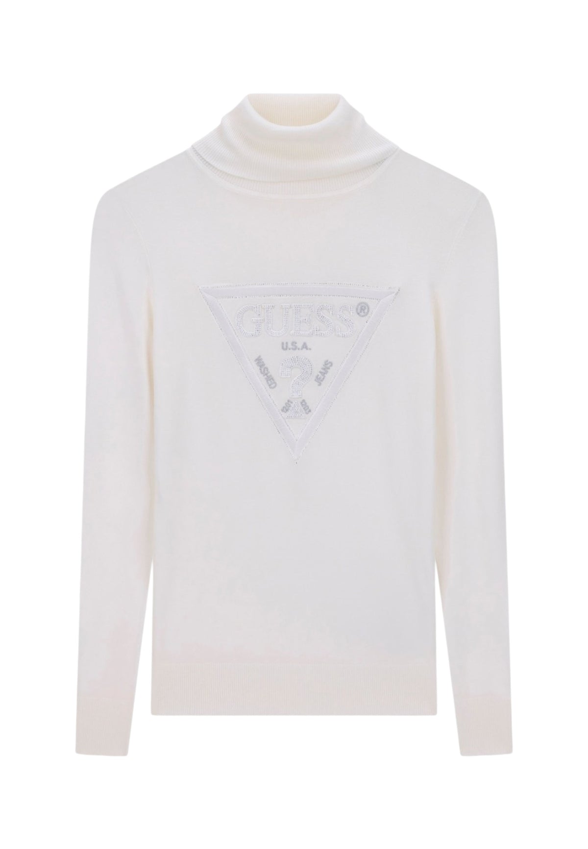 Maglione Collo Alto Donna Guess Logo triangolo Hallie W6BR54Z1455