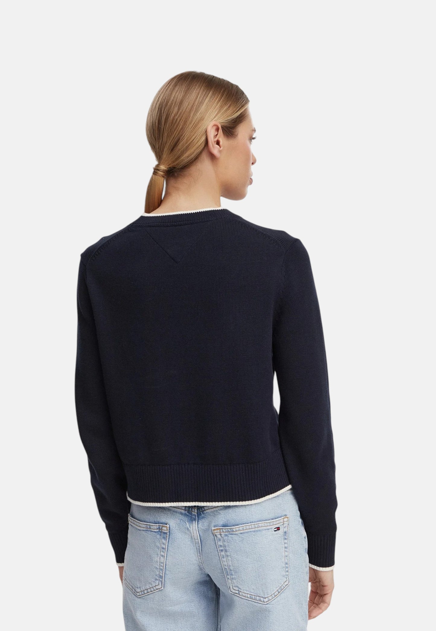 Maglione A Girocollo Donna Tommy Jeans  Tjw Tipping Flag Sw DW0DW22316