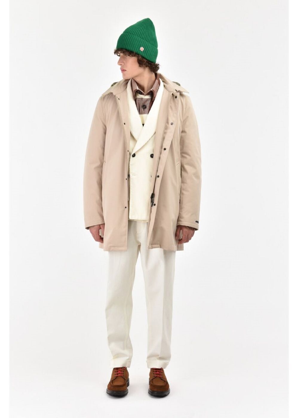 Cappotto Trench Uomo Manuel Ritz Con Cappuccio  3332H8400223810