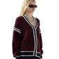 Cardigan  Uomo Gcds  Logo Lounge College B2EW1801KI3