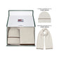 Set Regalo Unisex Mc2 Saint Barth Berretto E Sciarpa Coordinati, Confezione Regalo Kit Contrast Wool BOX0038