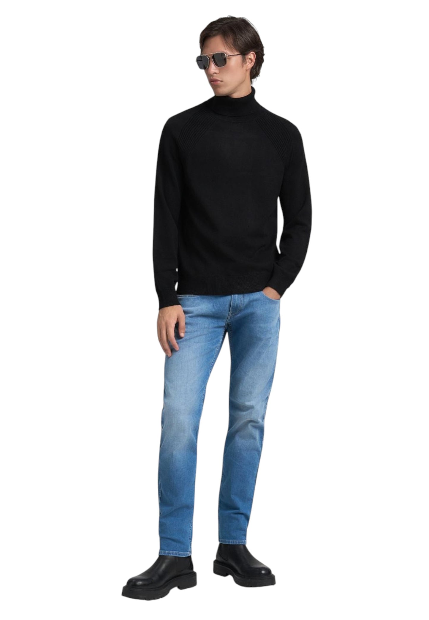 Maglione Collo Alto Uomo Replay   UK4892.000.G23372