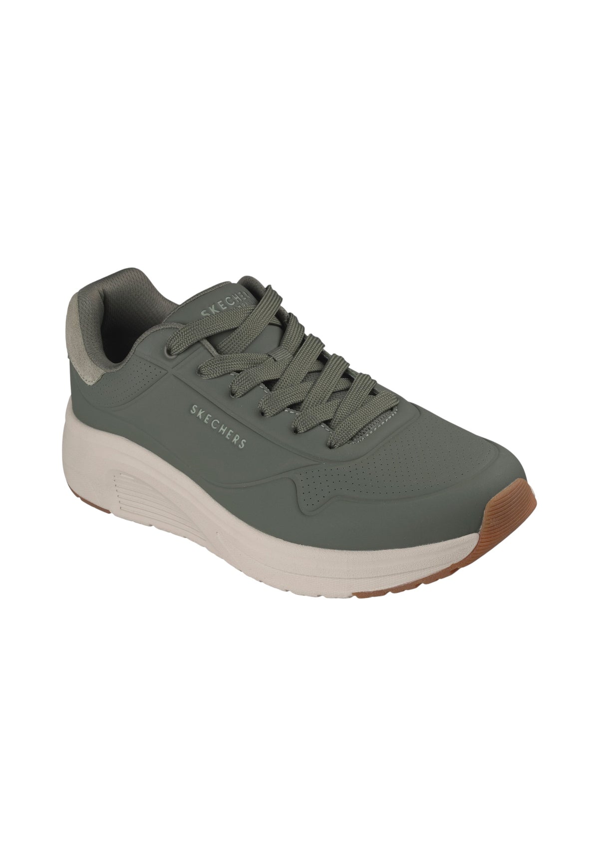 Sneakers Basse Uomo Skechers Memory Foam, Dettaglio scamosciato Uno Lite 2 183530