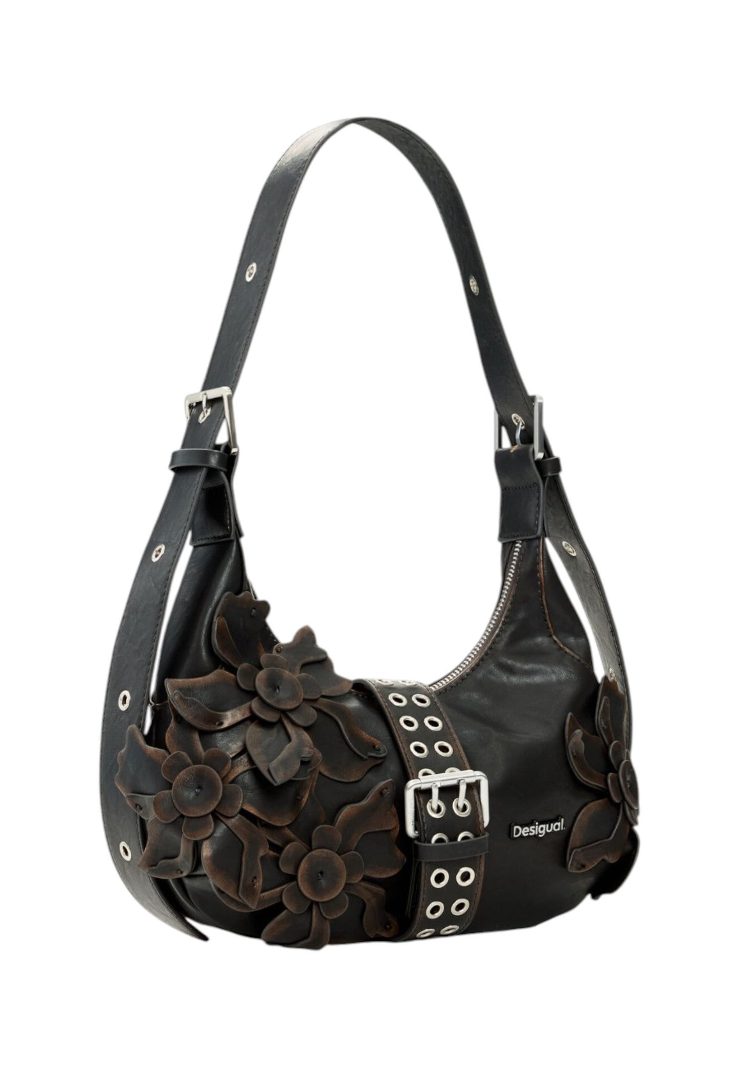 Borsa A Spalla Donna Desigual  Bag Curio Choco Margot 26SAXP96
