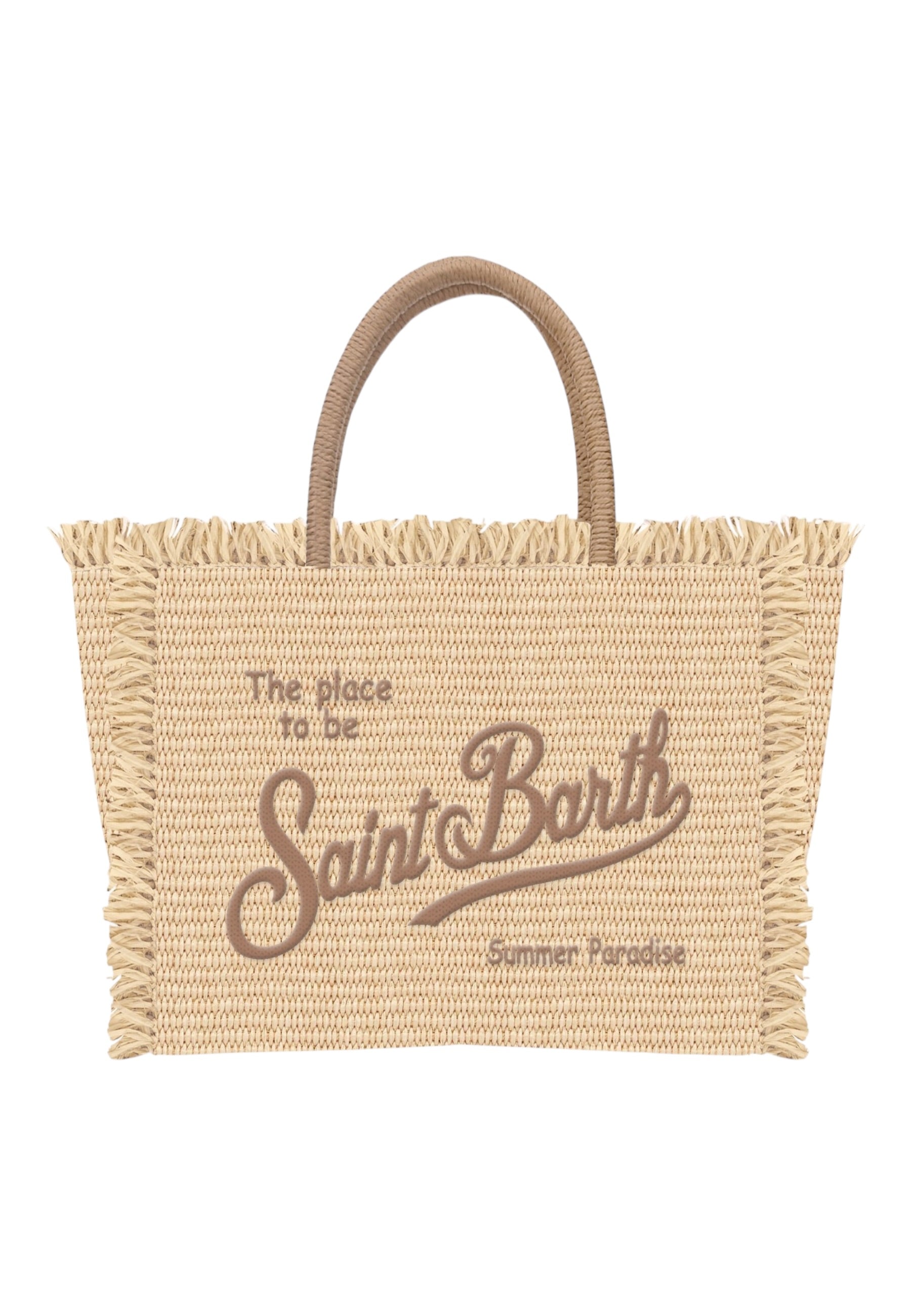 Borsa A Mano Donna Mc2 Saint Barth Beige Vanity Mini Straw N VAMI009