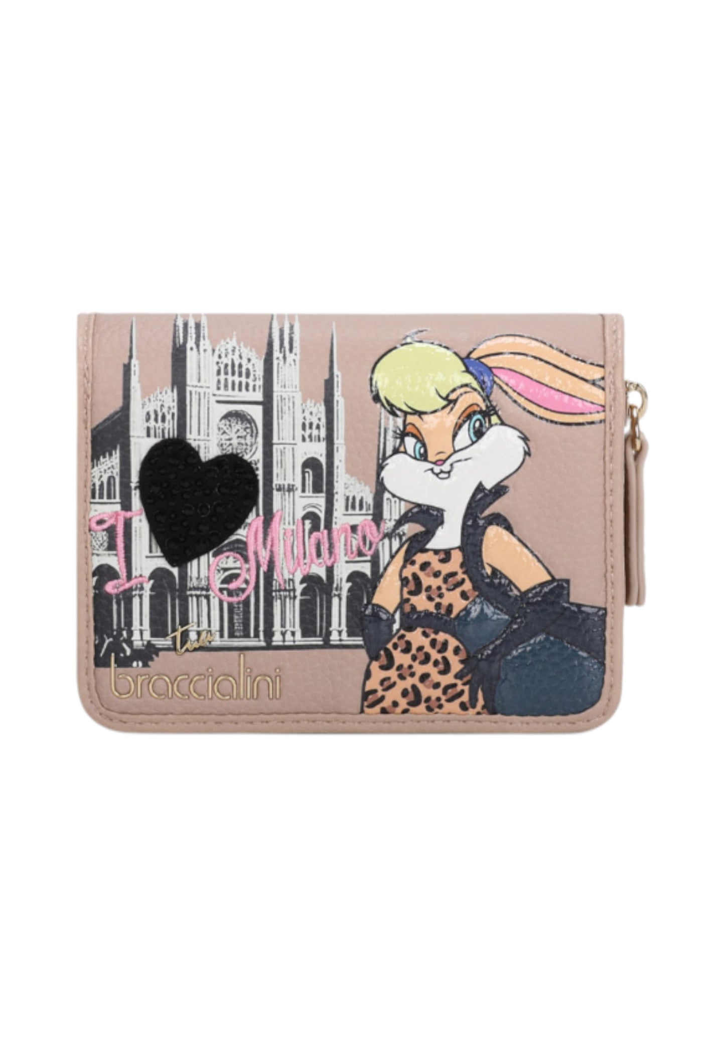 Portafoglio Con Zip Donna Braccialini Piccolo Cartoline Lt LT207LT