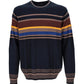 Maglione A Girocollo Uomo Harmont & Blaine Righe Piazzate 3D  HRP823030788