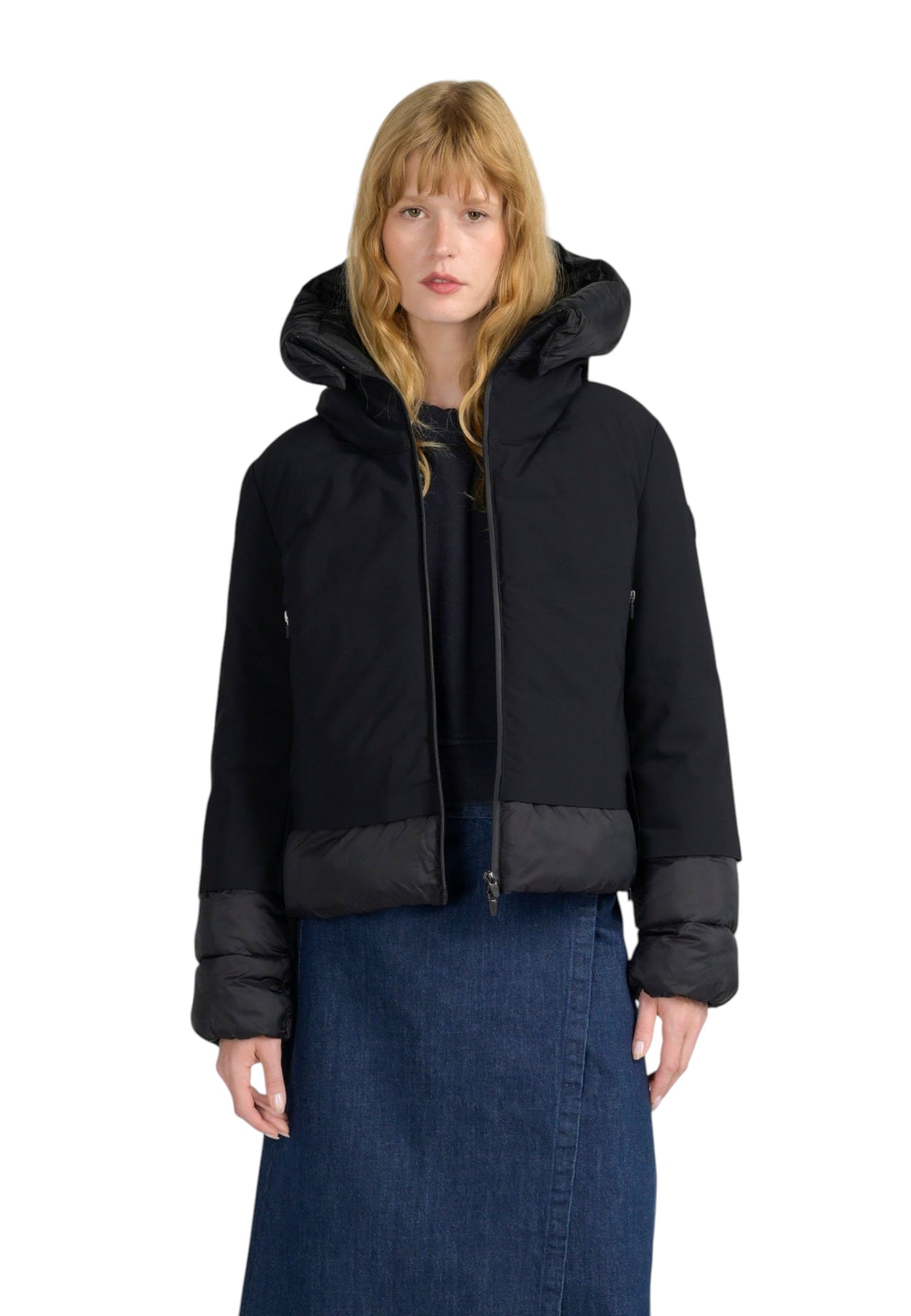 Piumino Corto Donna Canadian Con Cappuccio Becancour Short CN.G224110W