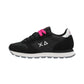 Sneakers Basse Donna Sun68 Stile Running, Nylon E Suede, Logo Ricamato Ally Solid Z46201