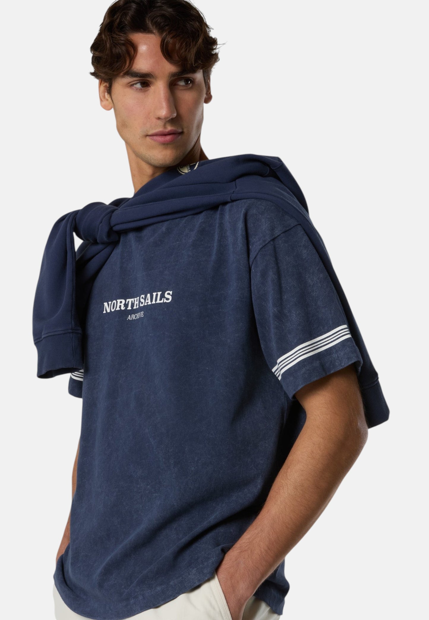 T-Shirt Manica Corta Uomo North Sails Con Stampa  693166