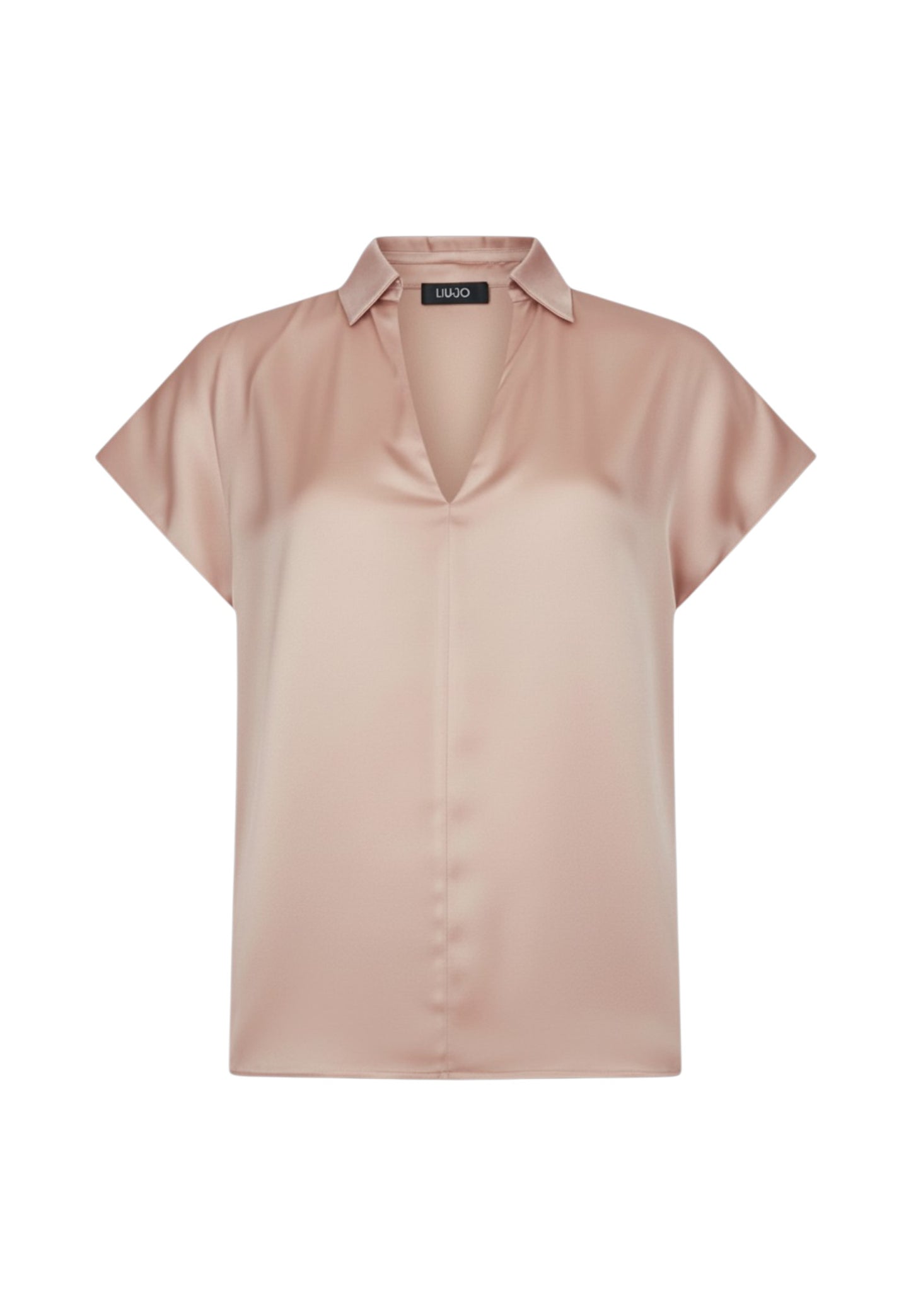 Blusa Manica Corta Donna Liu Jo Kimono In Raso  CA6288T2571