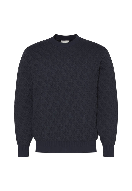 Maglione A Girocollo Uomo Calvin klein Jeans  Relaxed All Over Print LV04RC359G