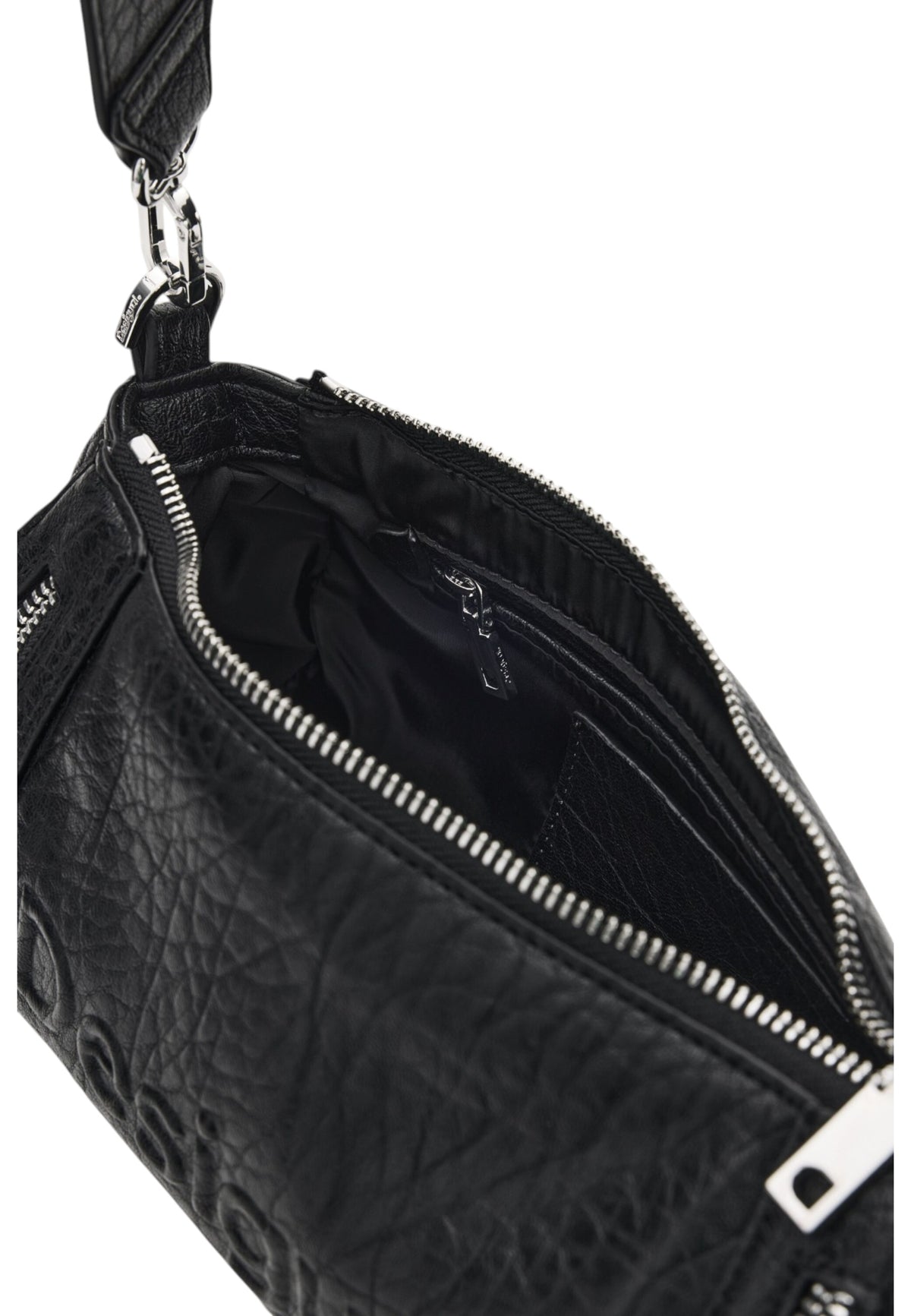 Borsa A Spalla Donna Desigual  Bag Half Logo Zarauz Nf Black 26WAXP99