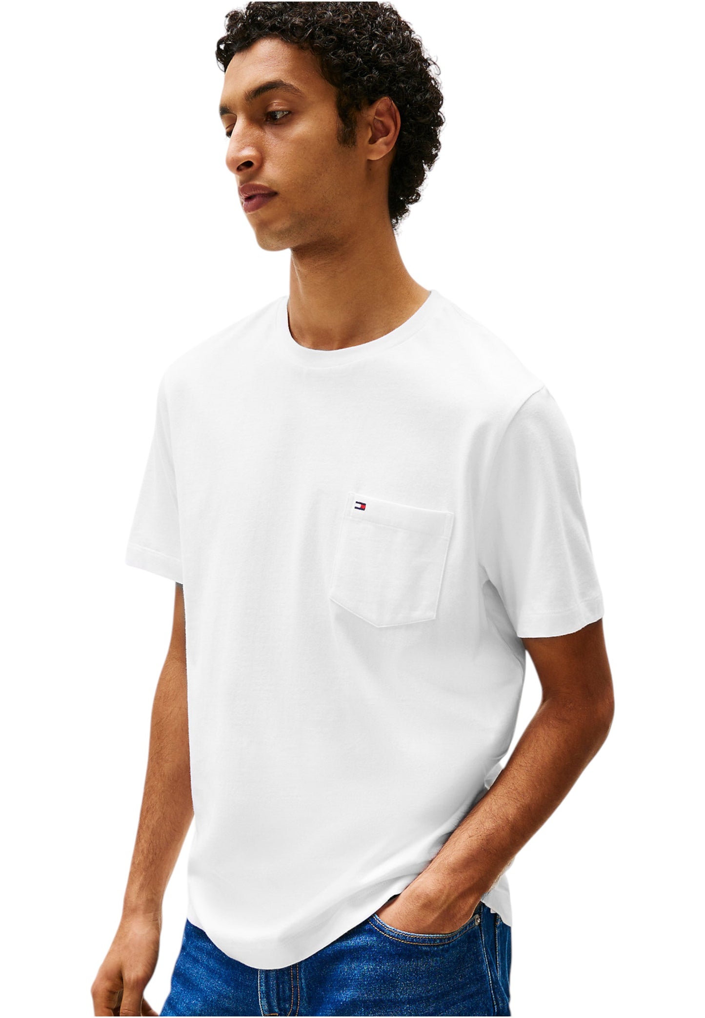 T-Shirt Manica Corta Uomo Tommy Hilfiger  Essential Solid Pock MW0MW37283