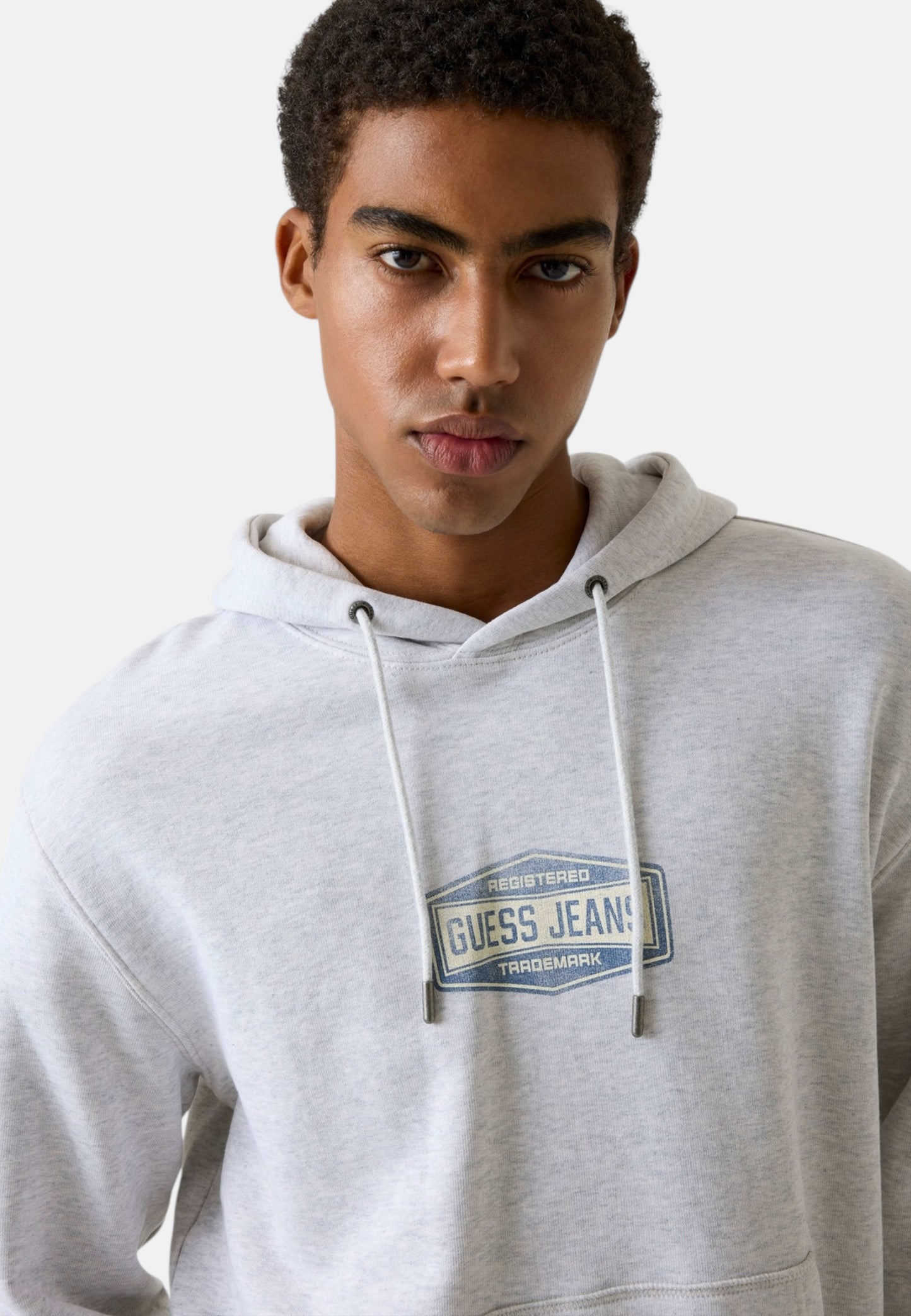 Felpa Con Cappuccio Uomo Guess  Gj Resitered Trademar M6RQ25KCPR1