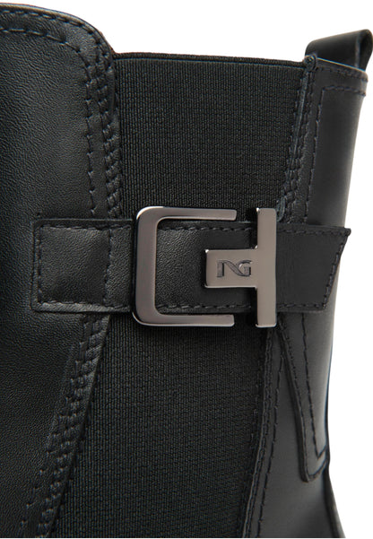 Stivaletti Chelsea Donna Nero Giardini Tacco 4 CM  I514830D