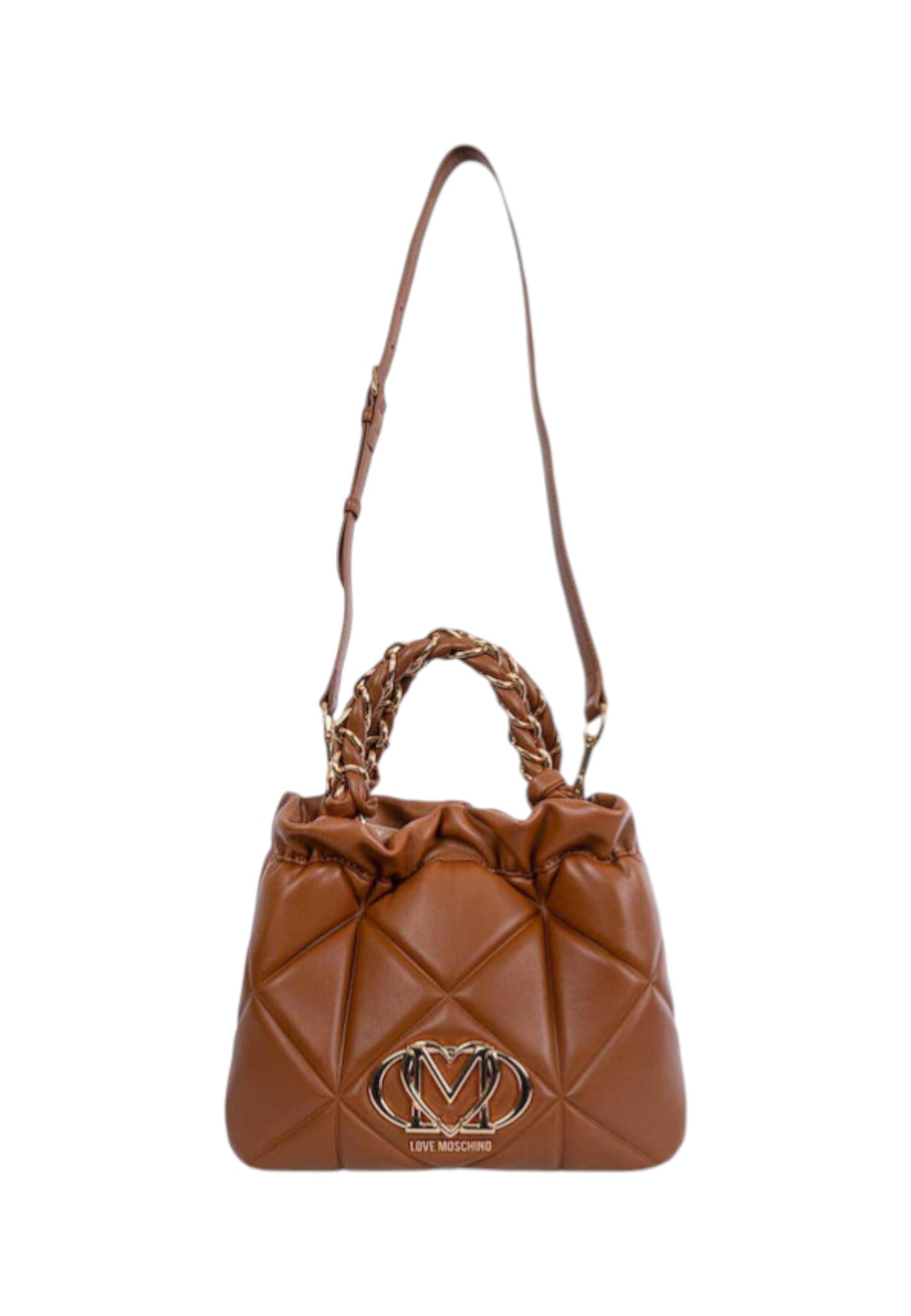 Borsa A Mano Donna Love Moschino A Secchiello Embossed  JC4115PP1OLC0