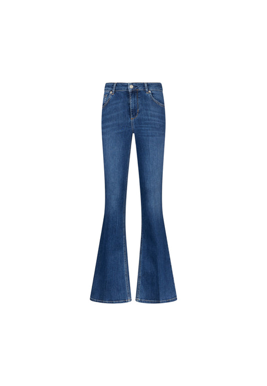 Jeans Flare Fit Donna Liu Jo Bottom Up Vita Alta Beat UF5015D0236