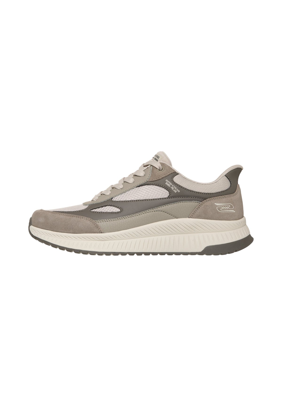Sneakers Basse Uomo Skechers Slip-ins, Lacci Elasticizzati, Suola Ammortizzata Bobs Squad 4-Core Look 118412