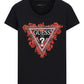 T-Shirt Manica Corta Donna Guess  Flowers Triangle W6RI23J1314