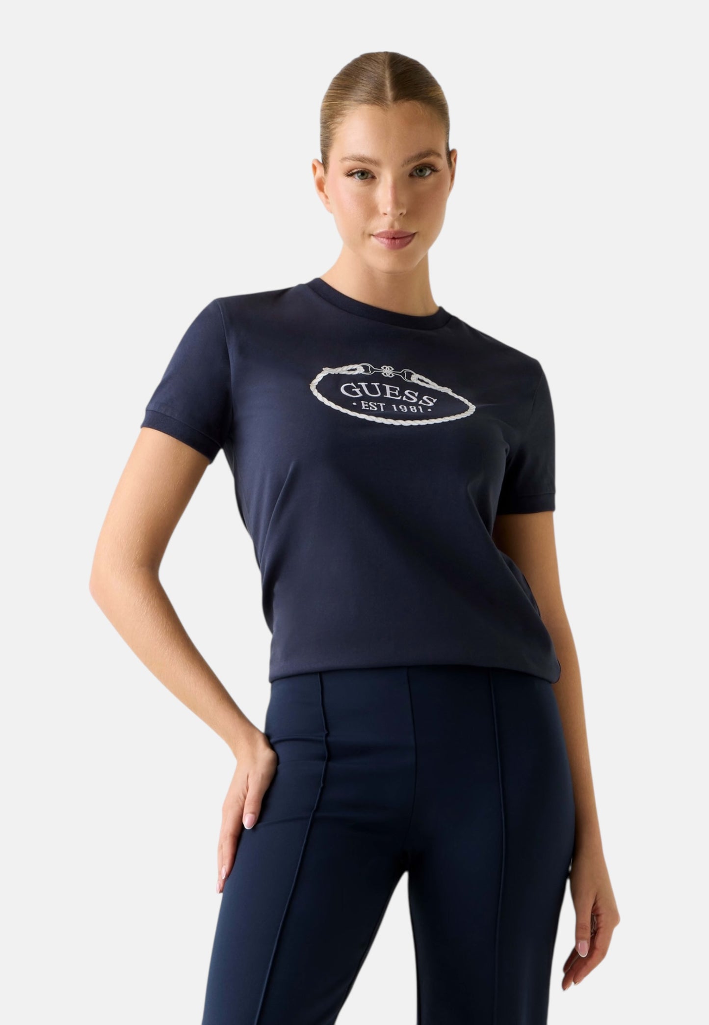 T-Shirt Manica Corta Donna Guess  Rosalba V6RI04K8FQ4