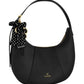 Borsa A Spalla Donna Braccialini Hobo, Singolo, Chiusura con zip, Una tasca interna portacellulare, Charm removibile con margherita e fiocco a pois, Dimensioni: 46 x 9 x 39 Cm Beth B19226YY