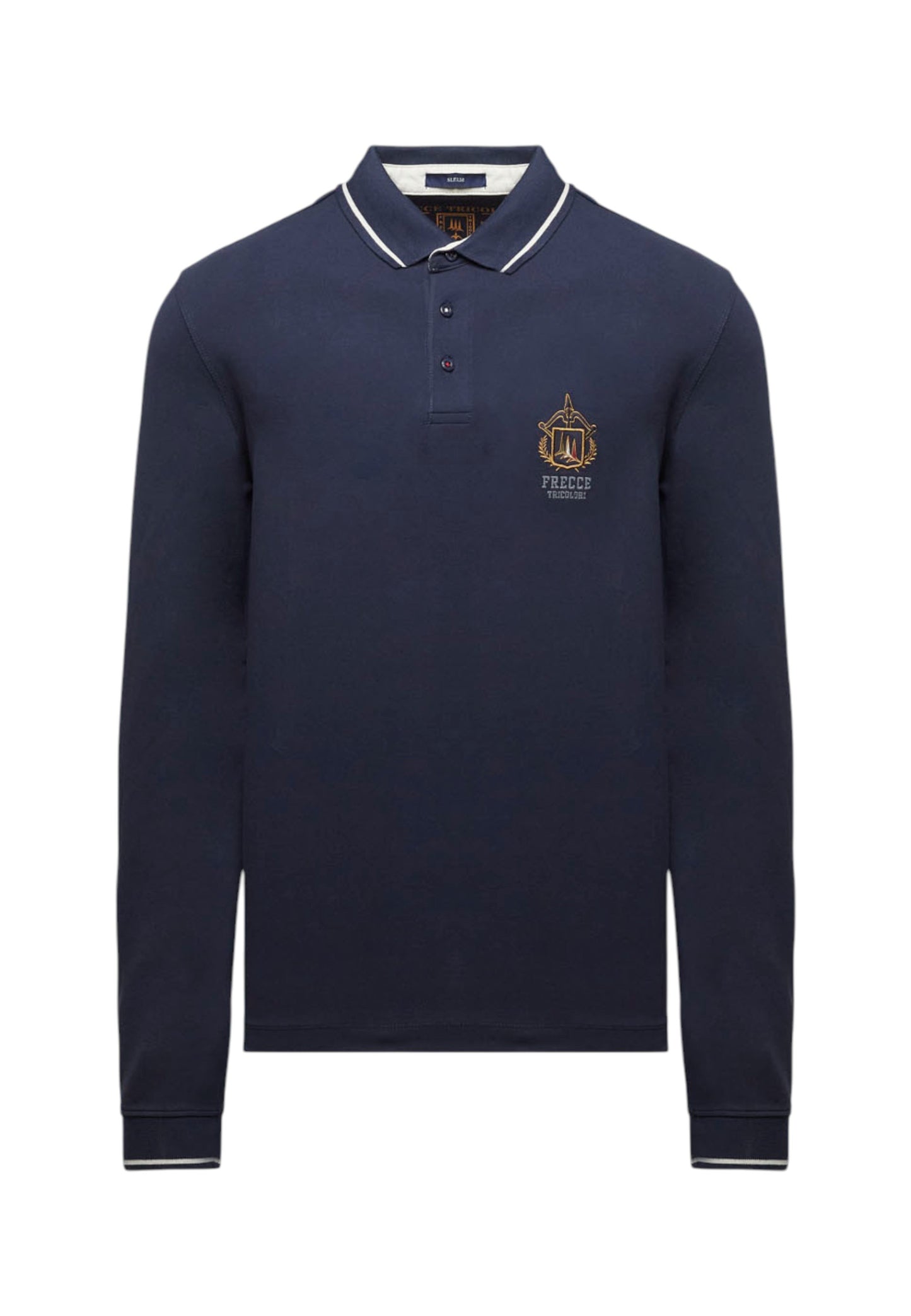Polo Manica lunga Uomo Aeronautica Militare Slim Fit Frecce Tricolori 252PO1885UP00400