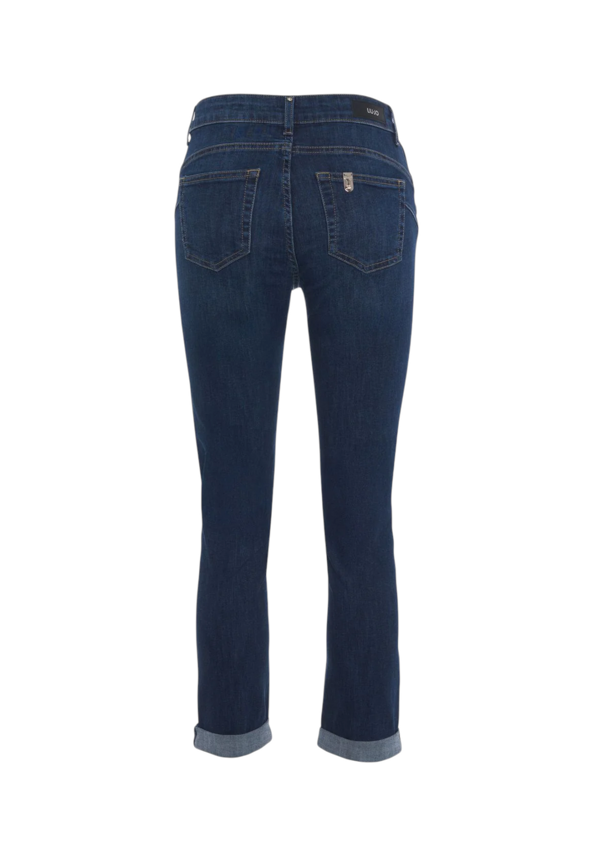 Jeans Slim Fit Donna Liu Jo Bottom Up A Vita Alta Monroe Button UF6094D0328