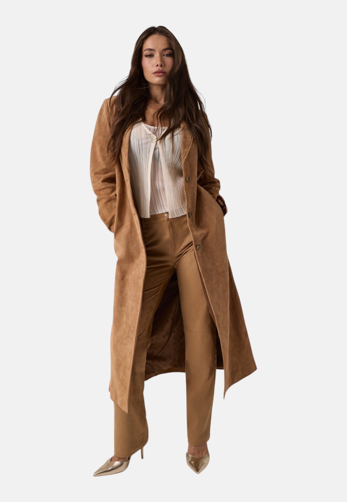 Pantaloni Straight Fit Donna Guess Vita Media Mia W6BA79W4231