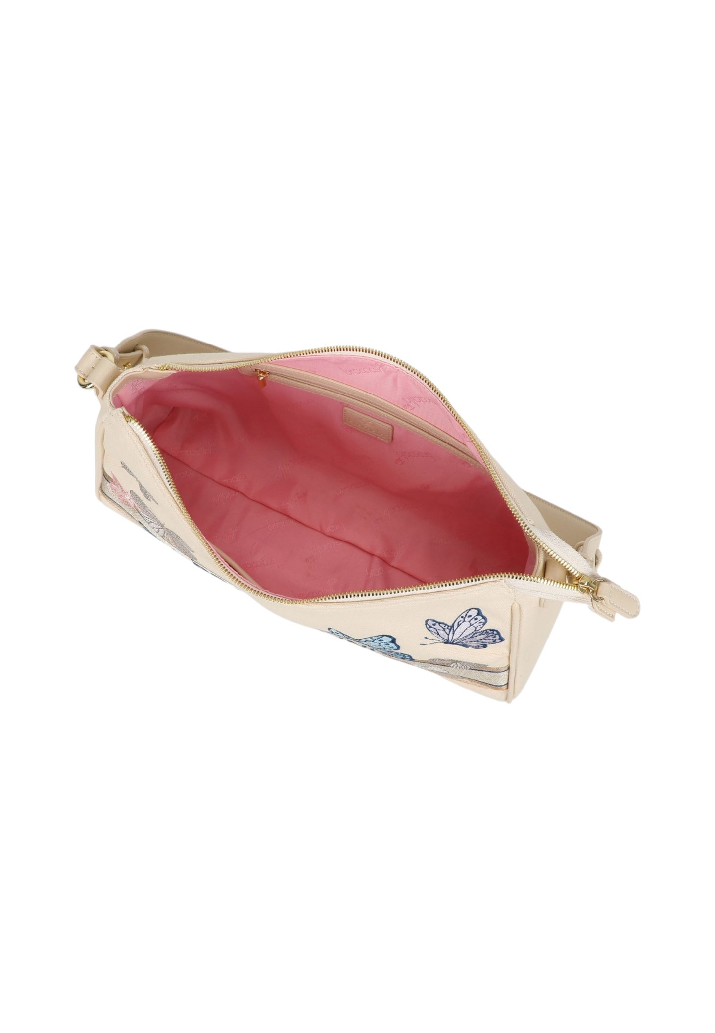 Borsa A Spalla Donna Braccialini In Tessuto Con Ricami Esclusivi Jacquard B19062TY