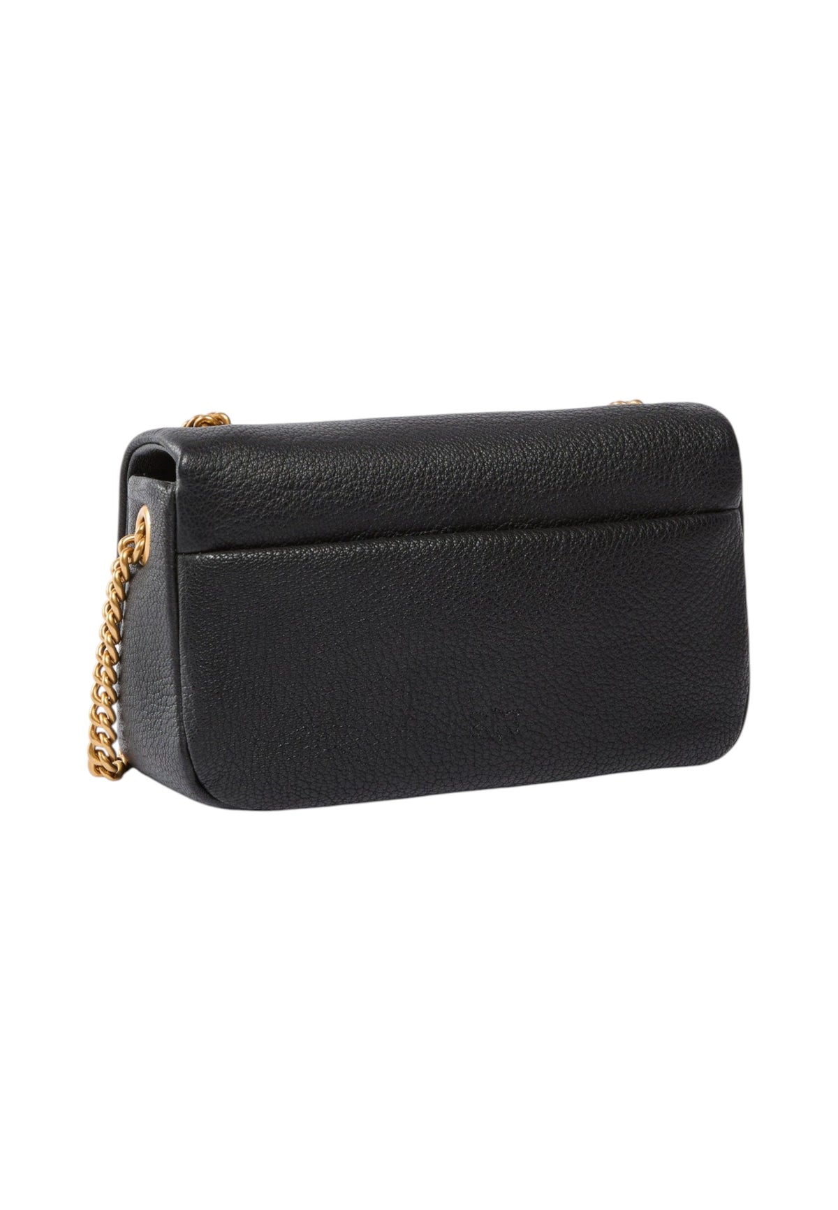 Borsa A Spalla Donna Pinko Formato mini, silhouette orizzontale, dettaglio Love Birds, tracolla a catena, misure 22 x 8 x 14 cm Click Soft Horizontal Chain Mini 107038A3CX