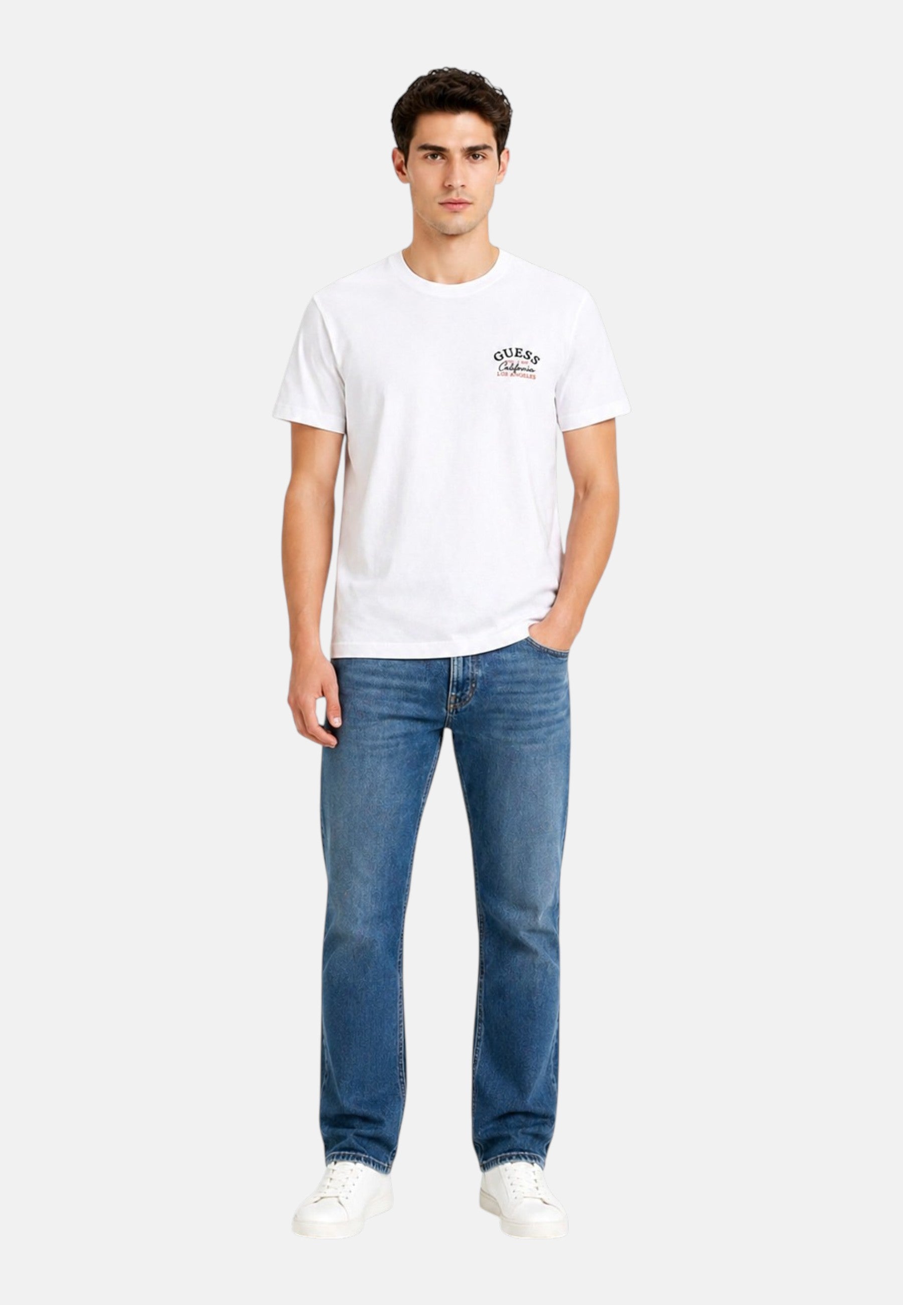 T-Shirt Manica Corta Uomo Guess  Lemon Circle M6GI19K3051