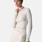 Maglia Collo Alto Donna Liu Jo A Costine Con Volant Sulle Maniche  CF6043MA82O