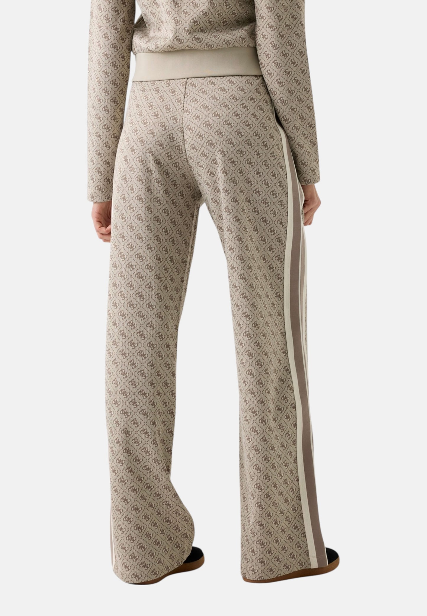 Pantaloni Tuta Donna Guess Straight Leg 4G Jacquard V6GB04K2955