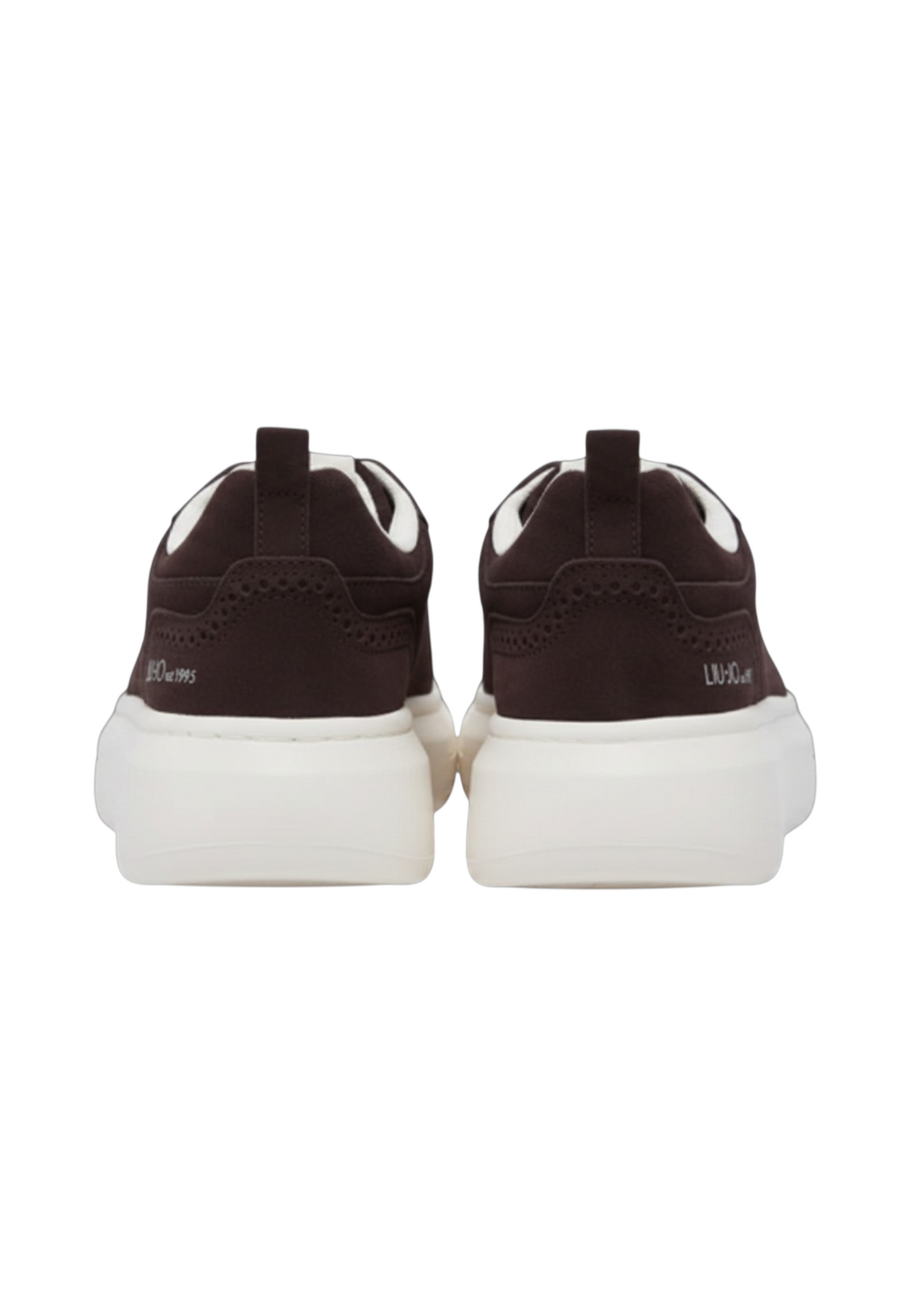 Sneakers Basse Uomo Liu Jo In Pelle Scamosciata Con Platform E Logo Laterale Big 05B 7G6013PX002