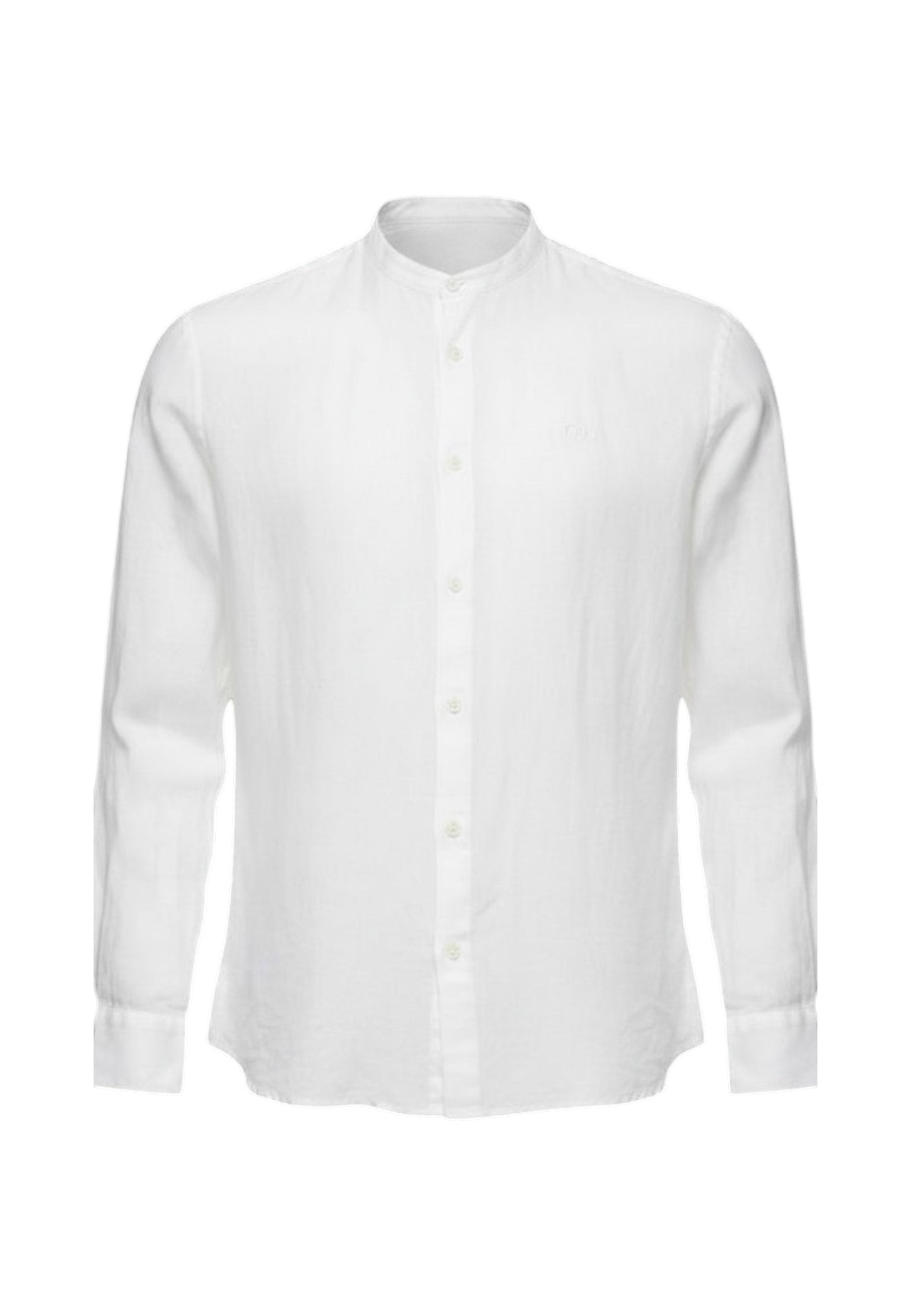Camicia Manica lunga Uomo Liu Jo Collo Coreana In Lino  QXX100T4359