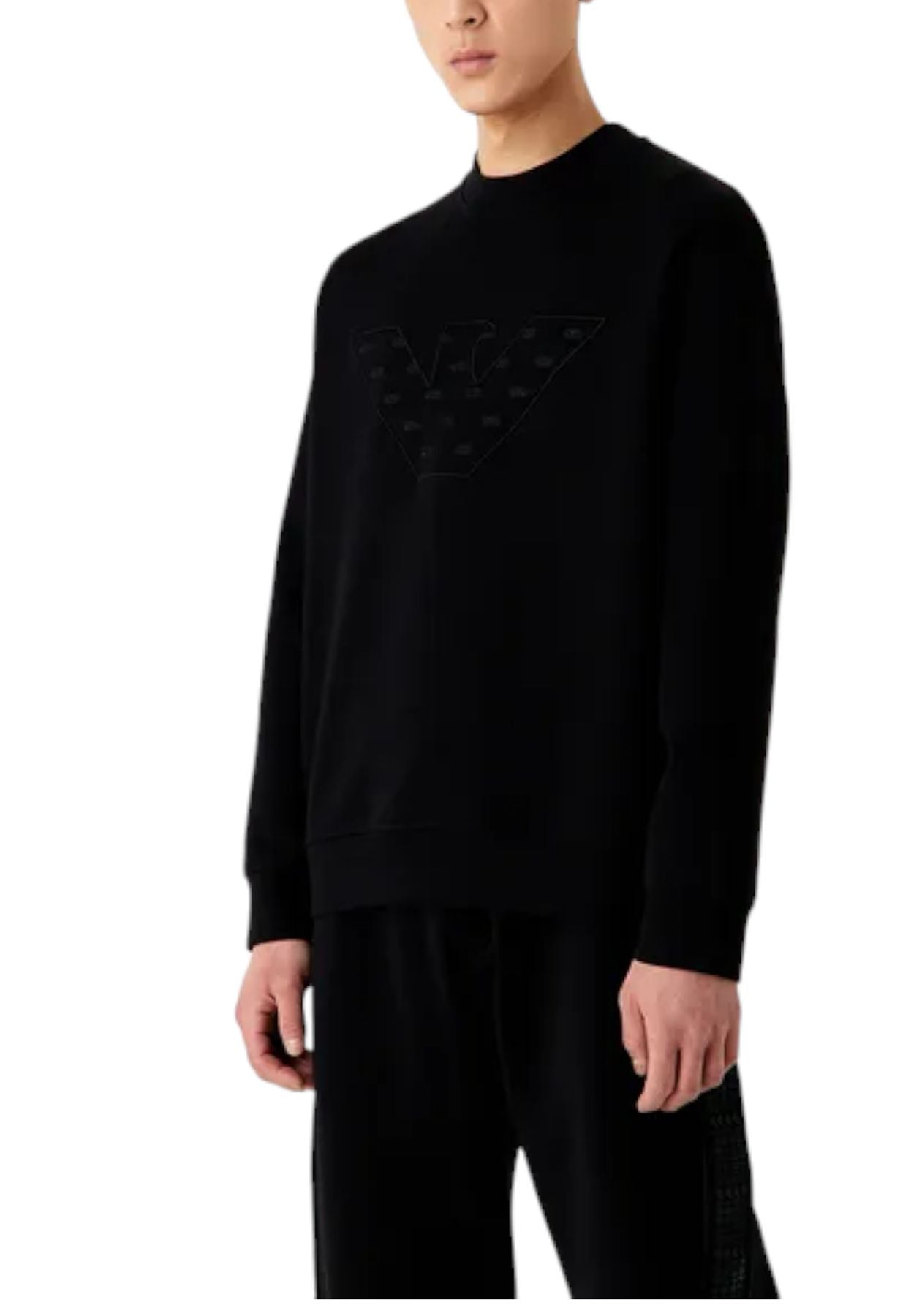 Felpa A Girocollo Uomo Emporio Armani   6R1ME71JHSZ