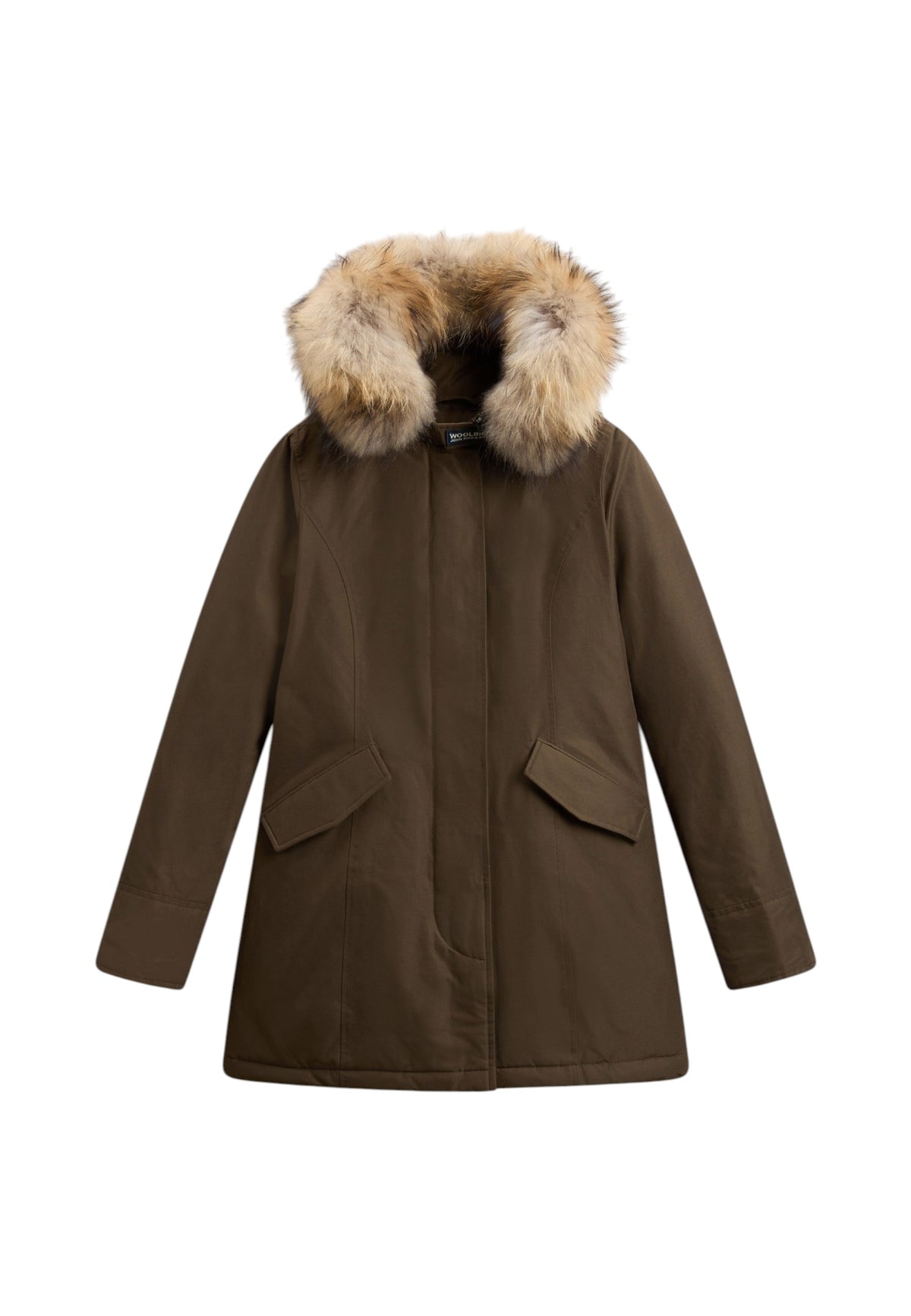 Parka Invernale Donna Woolrich Regular Fit, Struttura 3 In 1, Giacca Interna Removibile, Imbottito In Piuma, Tessuto Idrorepellente, Resistente Al Vento, Cappuccio, Coulisse In Vita, Chiusura Con Zip E Bottoni Authentic 3 In 1 CFWWOU1105FBUT0001