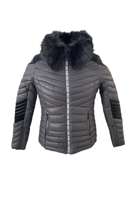 Piumino Corto Donna Denny Rose Con Zip Logata  321ND35004